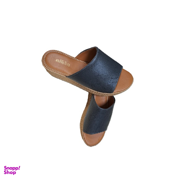 صندل زنانه نیکتا مدل آرامیس کد 530-21 رنگ زغالی