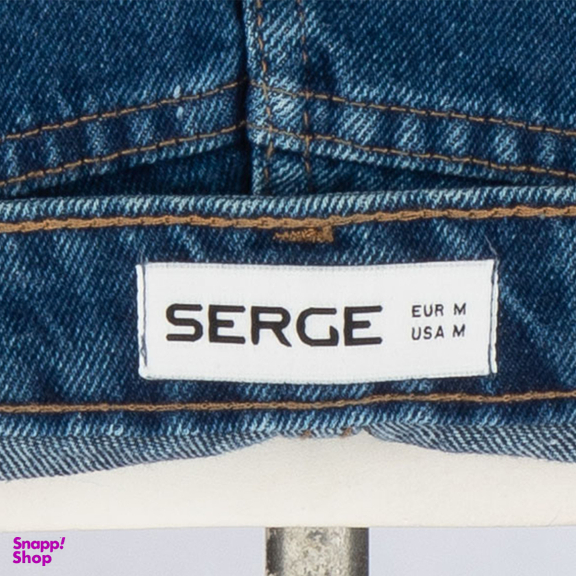 شلوار جین زنانه سرژه مدل 221164 رنگ آبی