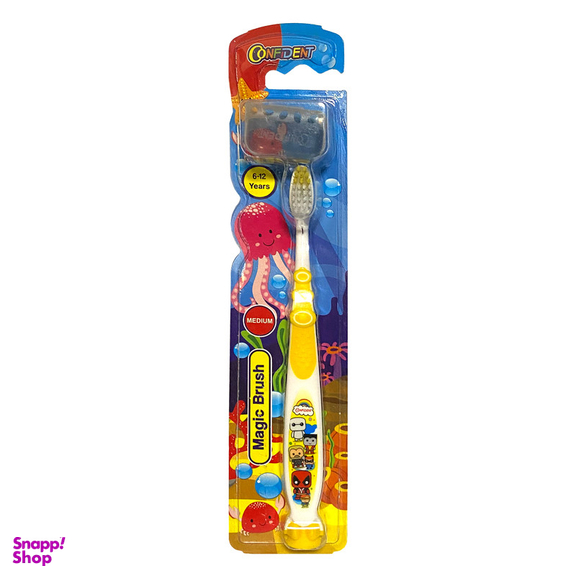مسواک کودک کانفیدنت مدل مجیک با برس متوسط