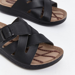 صندل مردانه ال سی وایکیکی مدل TURK305 رنگ مشکی