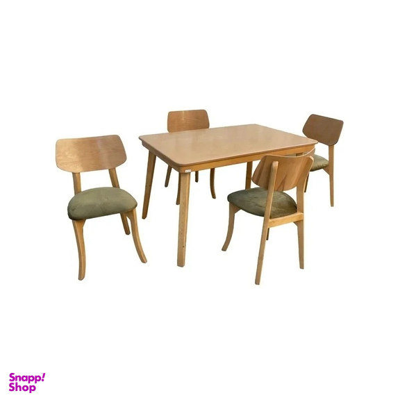 میز و صندلی ناهارخوری چهار نفره گالری والریان مدل L04