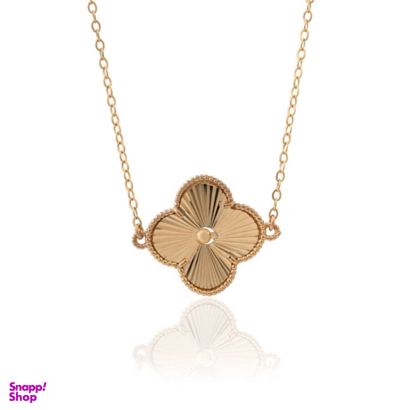 گردنبند طلا 18 عیار زنانه داریم مدل ونکليف طلايی