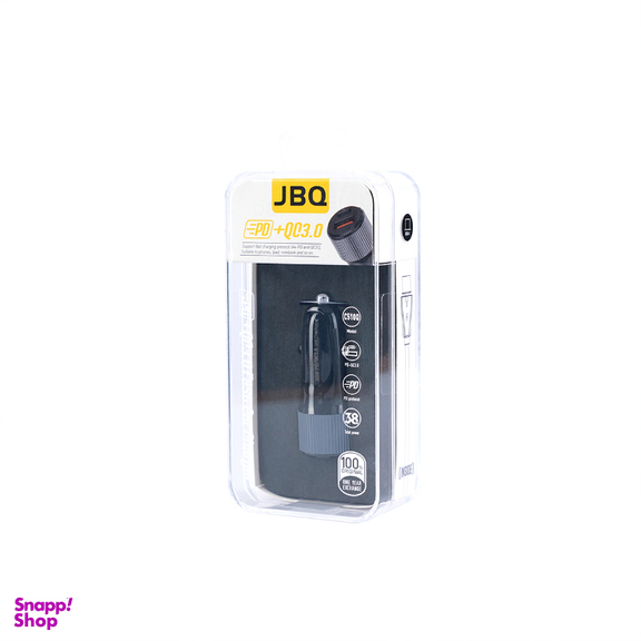 شارژر فندکی 38 وات جی بی کیو مدل C510Q به همراه کابل MicroUSB