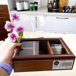 باکس پذیرایی چوبی رایکا مدل کبریتی کد 10688