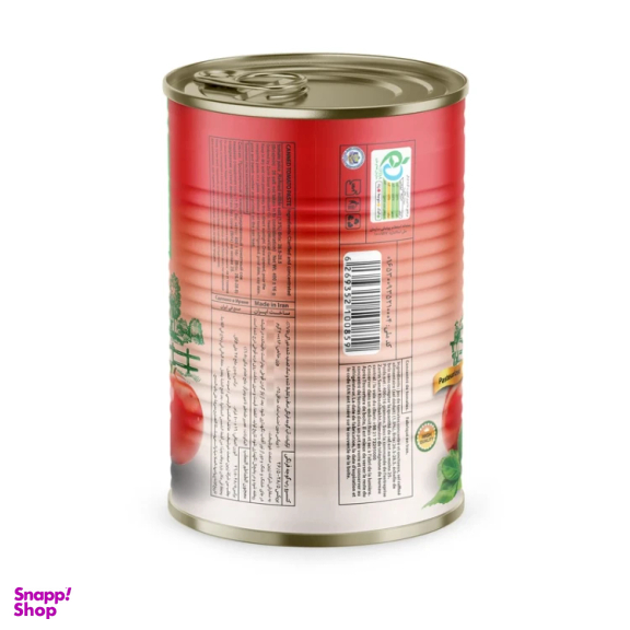 رب گوجه فرنگی خوشبخت وزن 400 گرم بسته 6 عددی