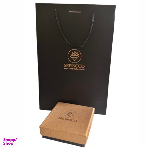 گردنبند طلا 18 عیار زنانه گالری سپینود طرح موج و مدل NSG5