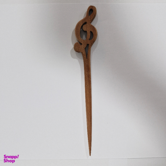 گیره مو زنانه مدل کانزاشی طرح نت موسیقی
