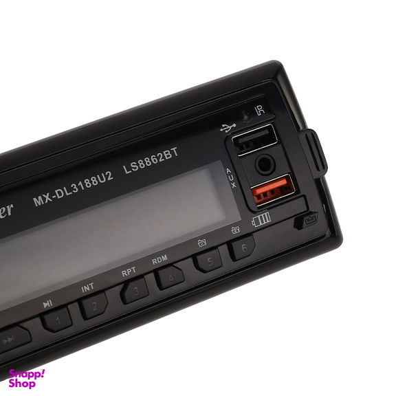 دستگاه پخش خودرو مکسیدر کد MX-DL3188U2_LS8862BT به همراه اسپیکر