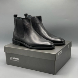 نیم بوت مردانه شمس مدل M8 رنگ مشکی