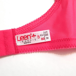 سوتین زنانه لین مدل فنردار کد 4680-606 رنگ سرخابی