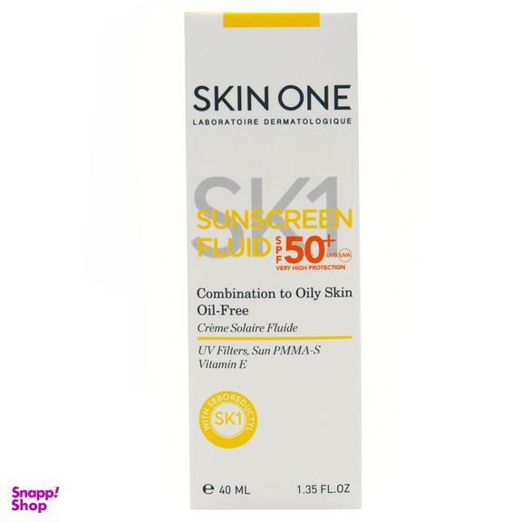 فلوئید ضد آفتاب اسکین وان با +SPF50 حجم 40 میلی لیتر