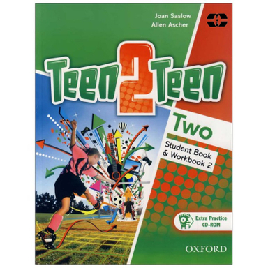 کتاب Teen 2 Teen 2 اثر Joan Saslow and Allen Ascher انتشارات سپاهان به همراه سی دی