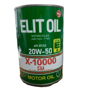 روغن موتورسیکلت الیت مدل 20w50 sf/cc X10000 حجم 1 لیتر