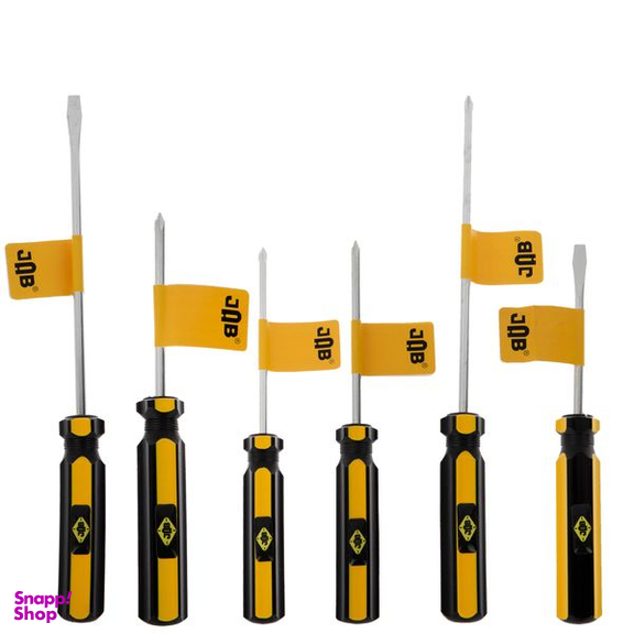 پیچ گوشتی جاب مدل JB-60066 YB مجموعه 6 عددی
