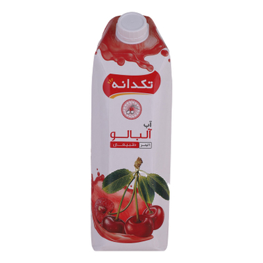 آب آلبالو تکدانه حجم 1 لیتر