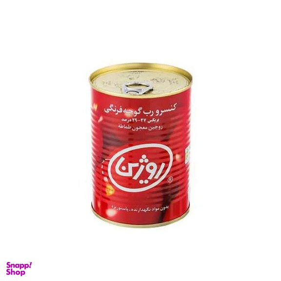 کنسرو رب گوجه فرنگی روژین وزن 400 گرم
