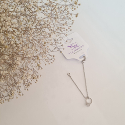 آویز ساعت زنانه وای اس ایکس مدل تک نگین