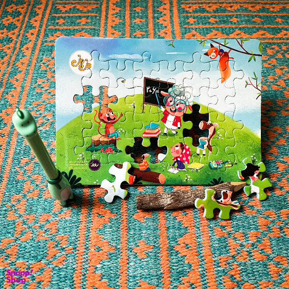 پازل فومی طرح ململ