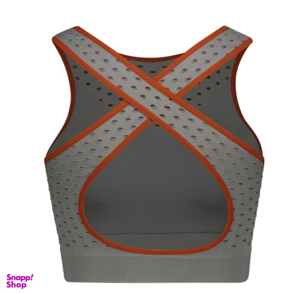 ست نیم تنه کراپ و لگینگ ورزشی زنانه دریم اسلیم کد T795796 رنگ طوسی