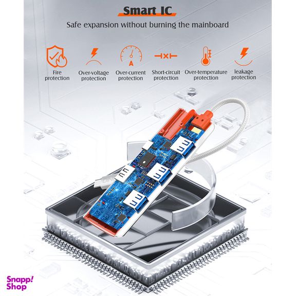 هاب 5 پورت Type-C الدینیو مدل DS-25H