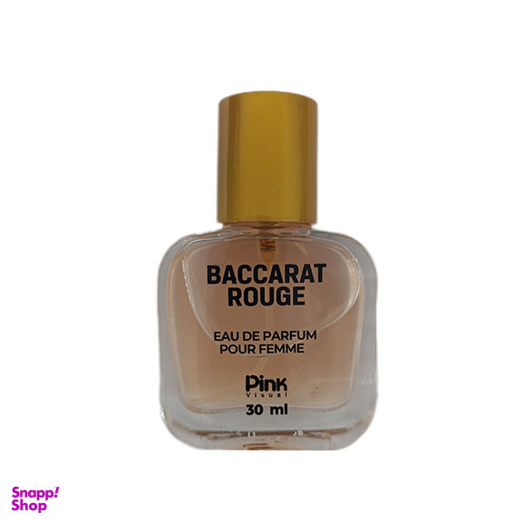عطر جیبی زنانه پینک ویژوآل مدل Baccarat Rouge