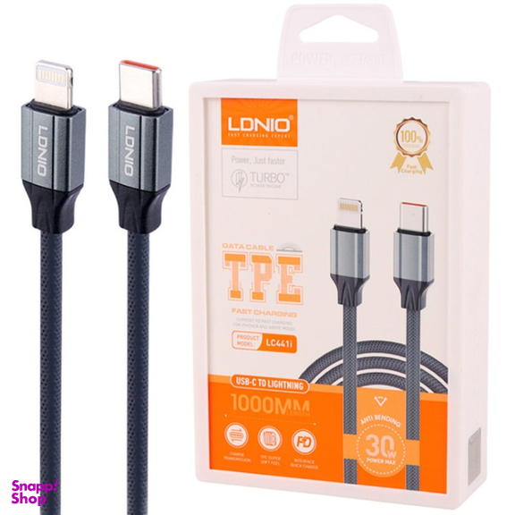 کابل تبدیل Type-C به Lightning الدینیو مدل LC441i طول 1 متر