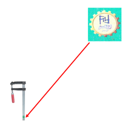 گیره پیچ دستی ابزار گستر مدل YP-50CM