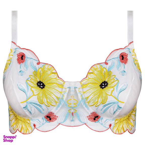 ست شورت و سوتین زنانه کارنا رز مدل فنردار کد 5167-5007 رنگ سفید