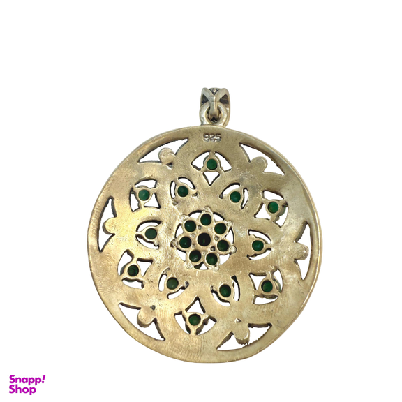 پلاک گردنبند نقره 925 عیار زنانه طرح عثمانی کد 45013 PLK