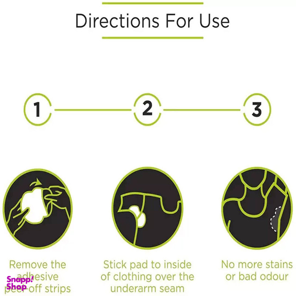 پد عرق گیر هیاهو مدل Sunnydale بسته 6 عددی