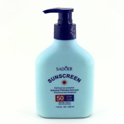 کرم ضد آفتاب و سفید کننده سادور مدل spf50 حجم 220 میلی لیتر