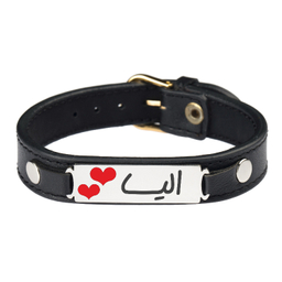 دستبند زنانه گیلواره زراوشان مدل اسم الیسا کد CLK FA