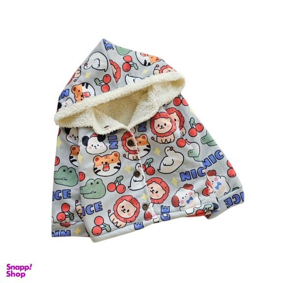 کاپشن نوزاد کد 132 رنگ آبی روشن