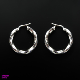 گوشواره نقره زنانه مدل پیچی کد 01