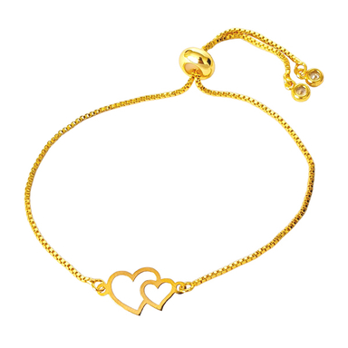 دستبند طلا 18 عیار دخترانه ویستریا گلد گالری مدل D-117