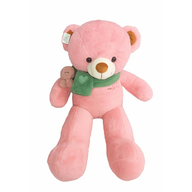 عروسک مدل خرس شال عروسکی سایز 80 سانتی متر