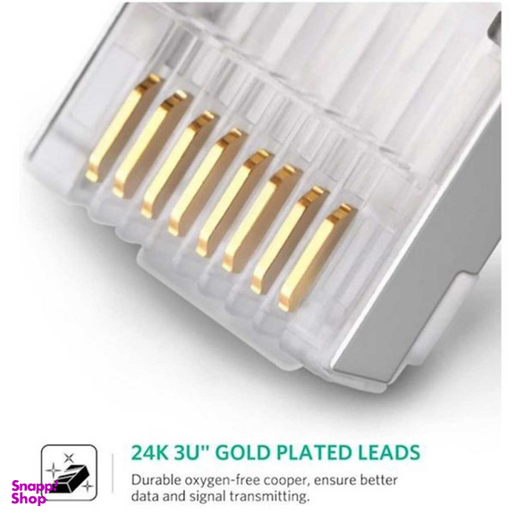 سوکت شبکه CAT6 Shielded یوگرین مدل NW111 بسته 100 عددی