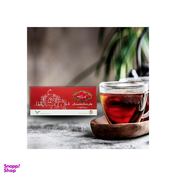 چای کیسه ای ساده ممتاز هندوستان گلستان بسته 25 عددی