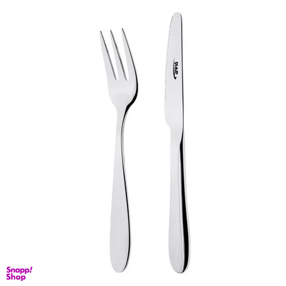 سرویس قاشق و چنگال 116 پارچه ناب استیل مدل ورونا