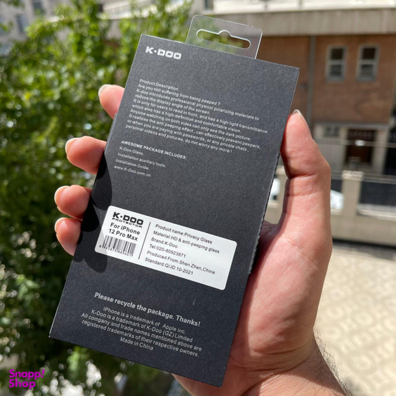 محافظ صفحه نمایش کی-دوو مدل Full مناسب برای گوشی موبایل اپل iPhone 13 Pro