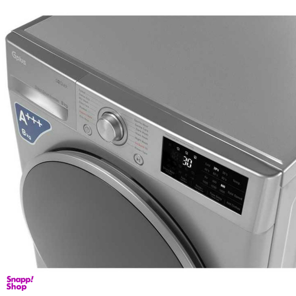 ماشین لباسشویی اتوماتیک جی پلاس مدل GWM-M880W ظرفیت 8 کیلوگرم