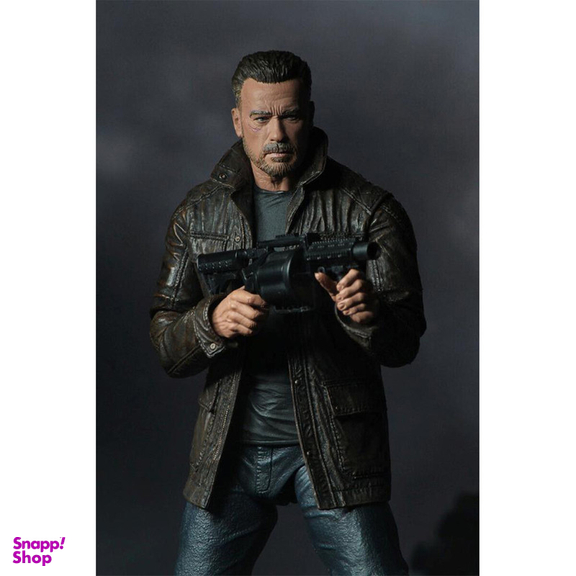 اکشن فیگور نکا مدل ترمبناتور آرنولد شوآرتزنگر T-800 Terminator Dark Fate Ultimate مجموعه 5 عددی