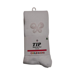 جوراب شلواری دخترانه تابش ایران پود مدل نخ پنبه طرح Parvaneh.sefid,shiri