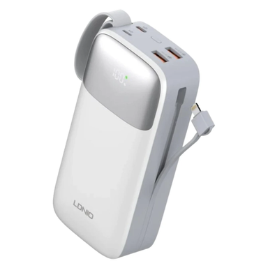 پاور بانک 30 هزار میلی آمپر الدینیو مدل PQ30 فست شارژ