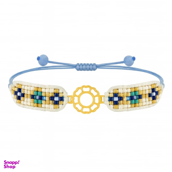 دستبند طلا 18 عیار زنانه مدل میوکی گل کد 4270