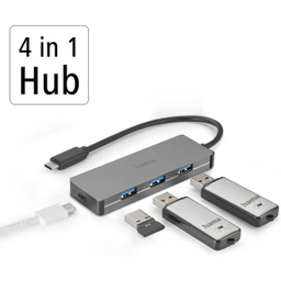 هاب چهار پورت USB-C هاما مدل 200107