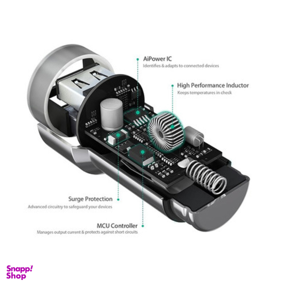 شارژر فندکی آکی مدل CC-S8