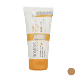 کرم ضد آفتاب رومینا مدل Natural Beige-25 حجم 50 میلی لیتر