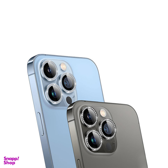 محافظ لنز دوربین گرین مدل Diamond مناسب برای گوشی موبایل اپل iphone 14 Pro Max / 14 Pro