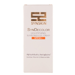 ژل کرم ضد آفتاب روشن کننده پوست ساین دیکالر ساین اسکین دارای spf50 حجم 40 میلی لیتر